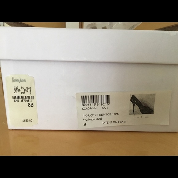 DIOR CITY PEEP TOE - Picture 2 of 7